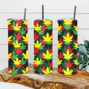 Reggae Weed 20oz Tumbler Skinny