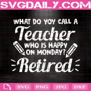 Retired Teacher Svg