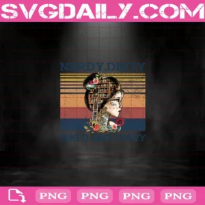 Retro Vintage Nerdy Dirty Inked And Curvy Png