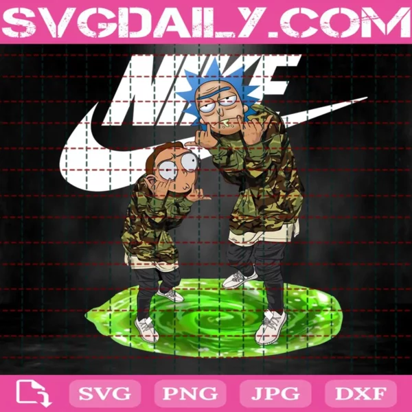 Rick And Morty Nike Png