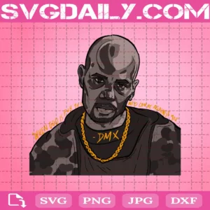 Rip Dmx Svg, Dmx Rapper Svg