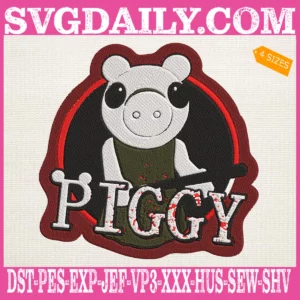 Roblox Piggy Embroidery Design