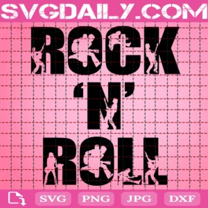 Rock N Roll Svg, Rock And Roll Svg