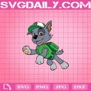 Rocky Waving Hand Svg