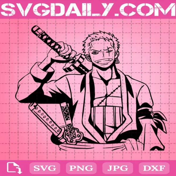 Roronoa Zoro Svg - Daily Free Premium Svg Files