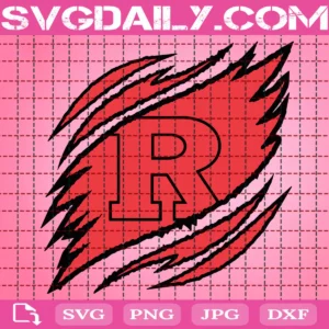Rutgers Scarlet Knights Claws Svg