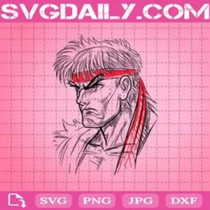 Ryu Svg, Street Fighter Svg