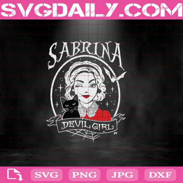 Sabrina Devil Girl Svg