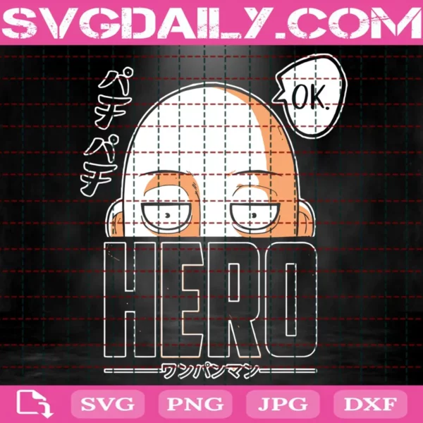 Saitama Svg, One Punch Man Svg