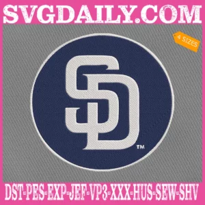 San Diego Padres Logo Embroidery Machine