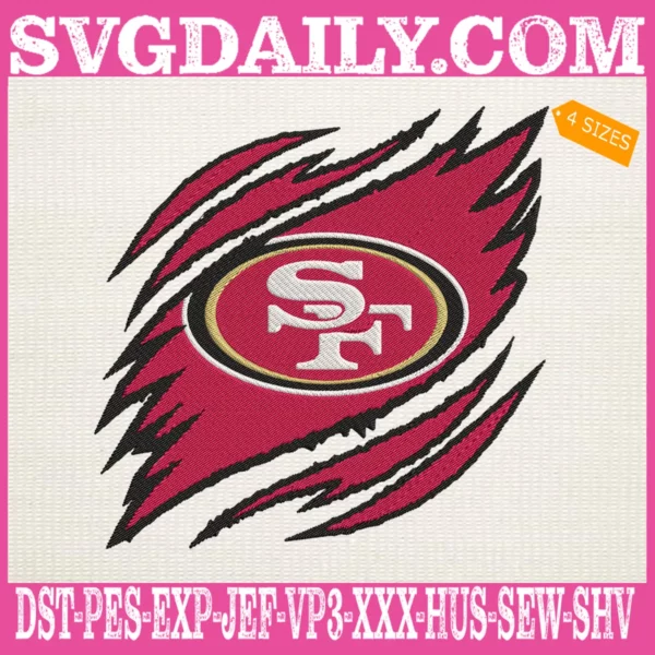 San Francisco 49ers Embroidery Design