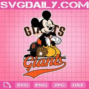 San Francisco Giants Mickey Svg