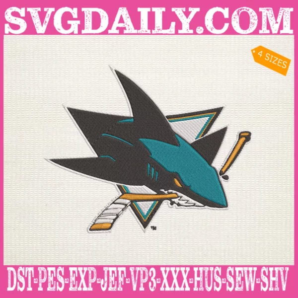 San Jose Sharks Embroidery Files