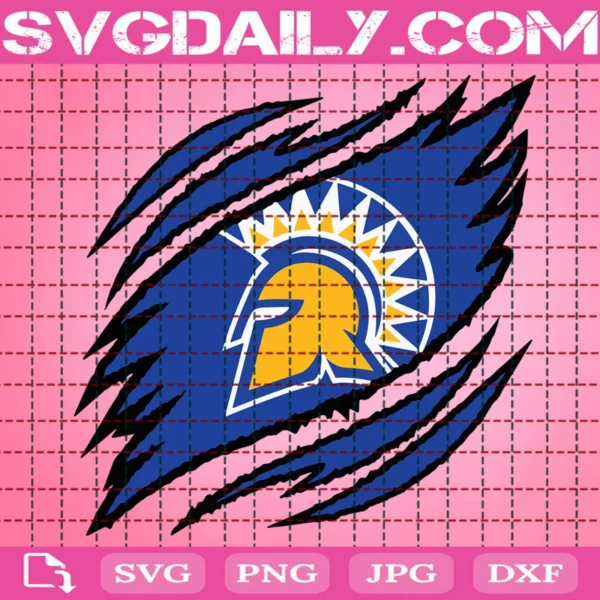 San Jose State Spartans Claws Svg