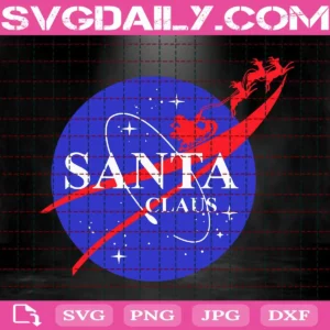 Santa Claus Nasa Christmas Svg