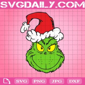 Santa Grinch Svg