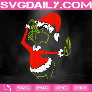 Santa Grinch Svg