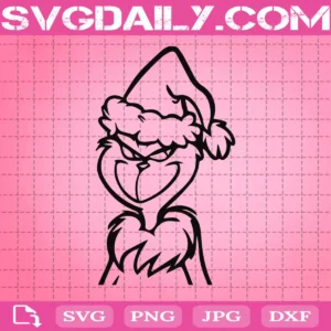 Santa Grinch Svg