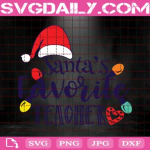 Santa'S Favorite Teacher