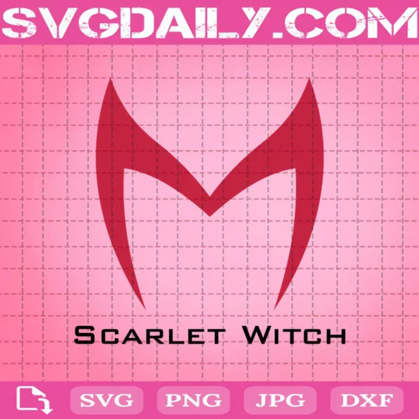 Scarlet Witch Logo Svg