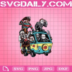Scary Friends Horror Svg