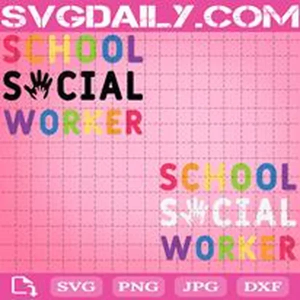 School Social Worker Svg