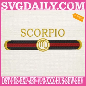 Scorpio Embroidery Files