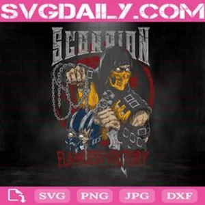 Scorpio Svg, Scorpion Mortal Kombat Svg