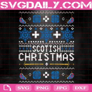 Scotland Christmas Svg