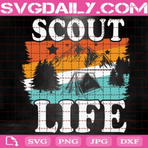 Scout Life Svg, Hiking Svg