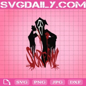 Scream Halloween Horror Scary Svg