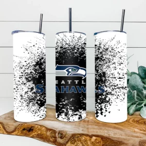 Seattle Seahawks Football 20oz Skinny Tumbler