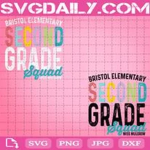 Second Grade Squad Svg