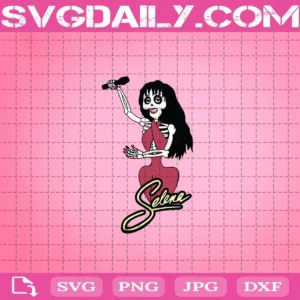 Selena Singer Svg