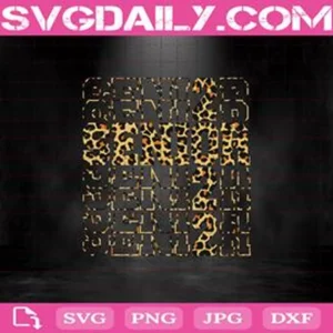 Senior 2022 Leopard Svg