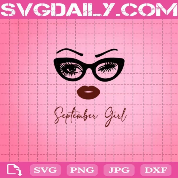 September Girl Eyes Svg