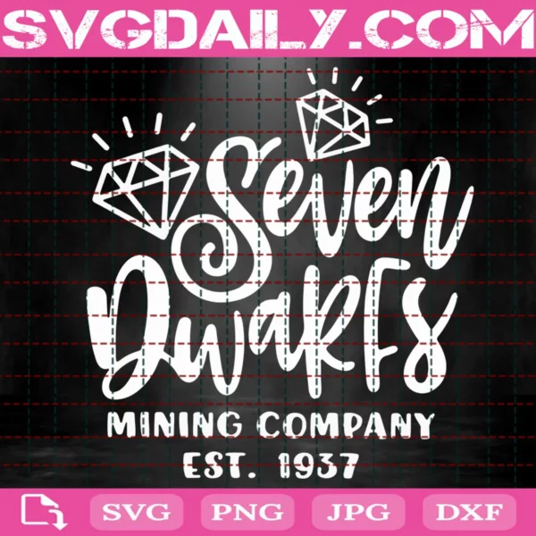 Seven Dwarfs Mining Company Svg