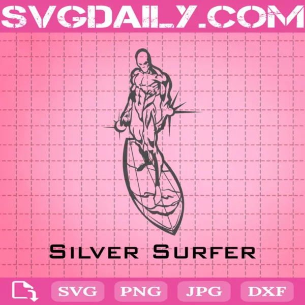 Silver Surfer Logo Svg