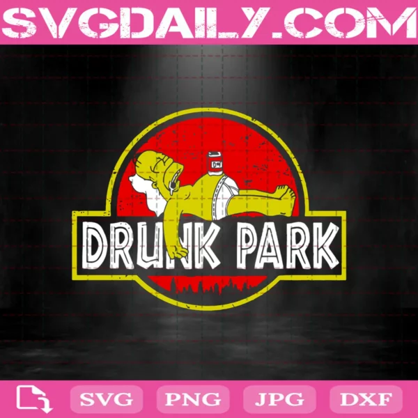 Simpsons Drunk Park Svg