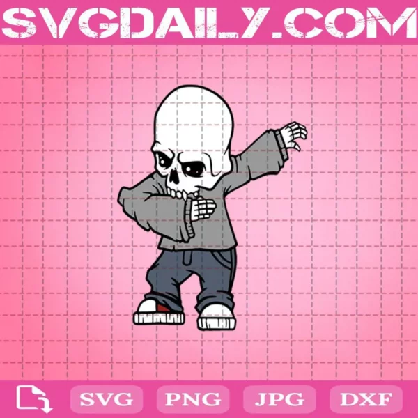 Skeleton Dabbing Svg