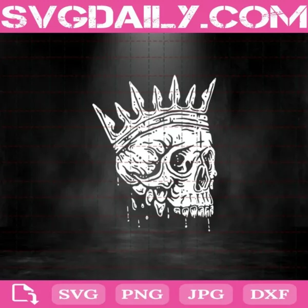 Skull King Svg, Halloween Svg