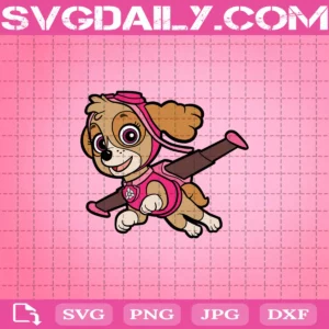 Skye Flying Svg, Paw Patrol Skye Svg