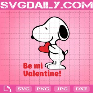 Snoopy Bemi Valentine Svg