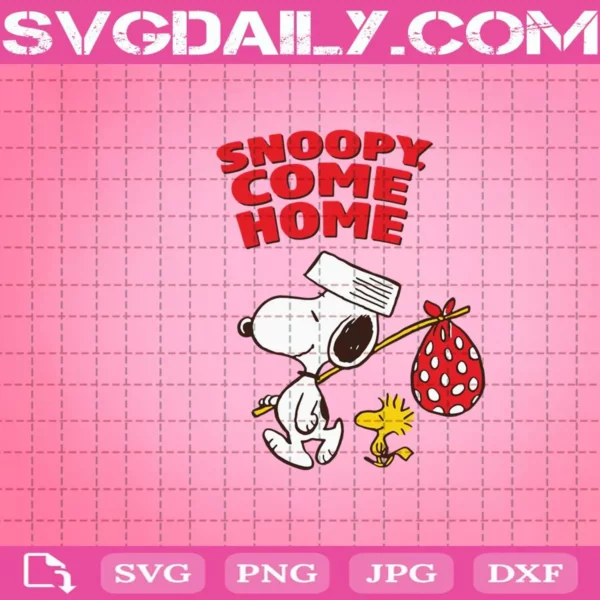 Snoopy Come Home Svg