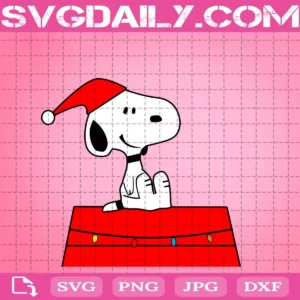 Snoopy Funny Christmas Svg