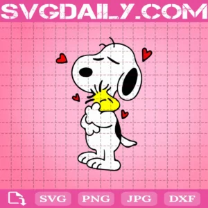 Snoopy Hug Woodstocks Svg