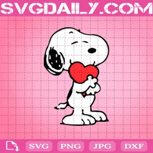 Snoopy Valentines Svg