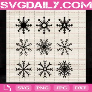 Snowflake Bubdle Svg Free
