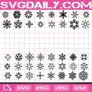 Snowflake Christmas Bundle Svg Free