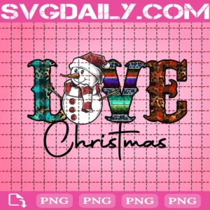 Snowman Love Christmas Png